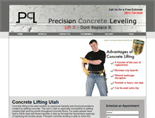 Tablet Screenshot of concrete-lifting-utah.com